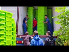 ロジスティック 工業 プラスチック 貯蔵コンテナ 持続可能なサプライチェーンのための長方形