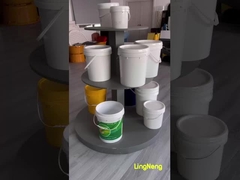 オーダーメイドの蓋とハンドル付きの回り回転可能な2.5リットルのバケツ